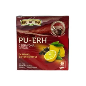 Big-Active - PU-ERH - Czerwona herbata cytrynowa - 40 torebek