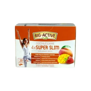 Big-Active - ODCHUDZANIE - Herbatka ziołowo-owocowa o smaku Truskawka + Mango - 20 torebek