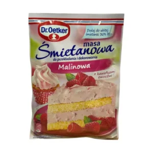 Dr.Oetker - Masa śmietanowa malinowa