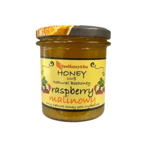 RawHoney4You - Miód malinowy 450g