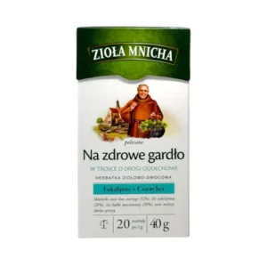 Zioła Mnicha - Na zdrowe gardło - 20 torebek