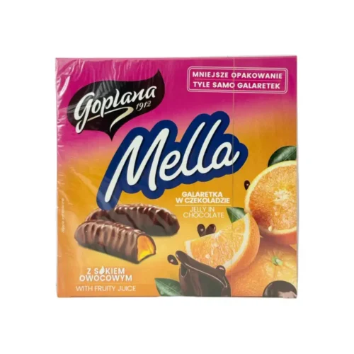 Goplana - Mella galaretki o smaku pomarańczowym w czekoladzie 190g